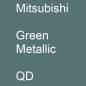 Preview: Mitsubishi, Green Metallic, QD.